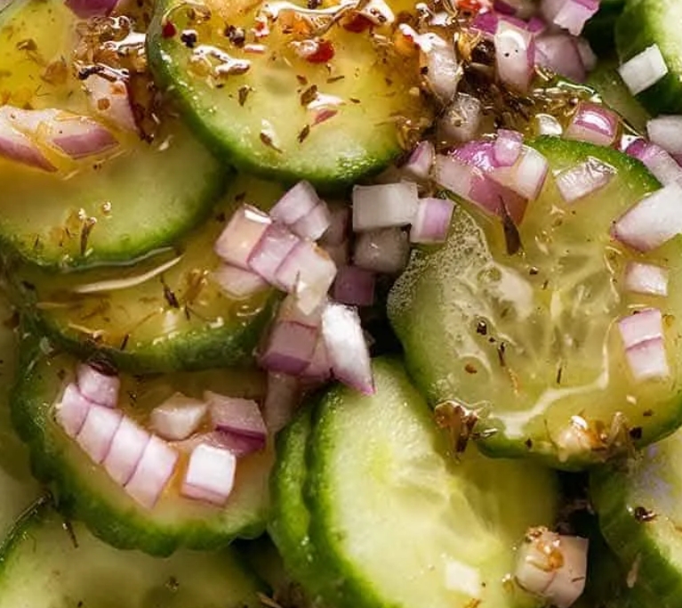 How to Make New York Deli Cucumber Salad without Using Sugar