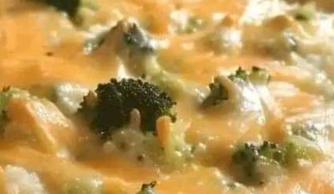 Broccoli Cheese and Rice Casserole