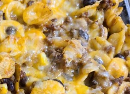 Basic Taco Pasta Casserole