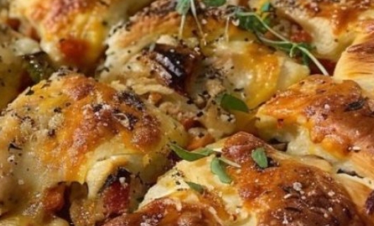 Savory Crescent Roll Bake Recipe