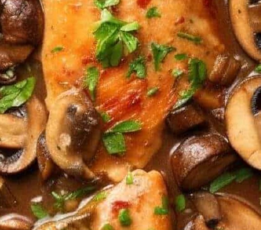 Slow Cooker Chicken Marsala