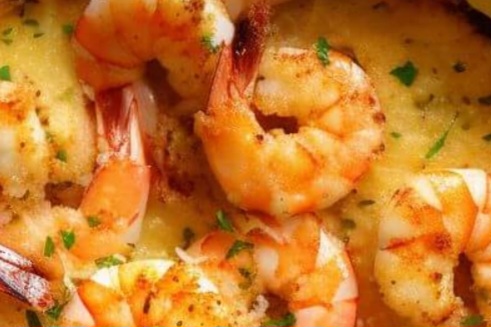 Magic Baked Shrimp in Lemon Butter Sauce