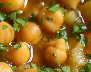 Greek Chickpea Soup with Lemon