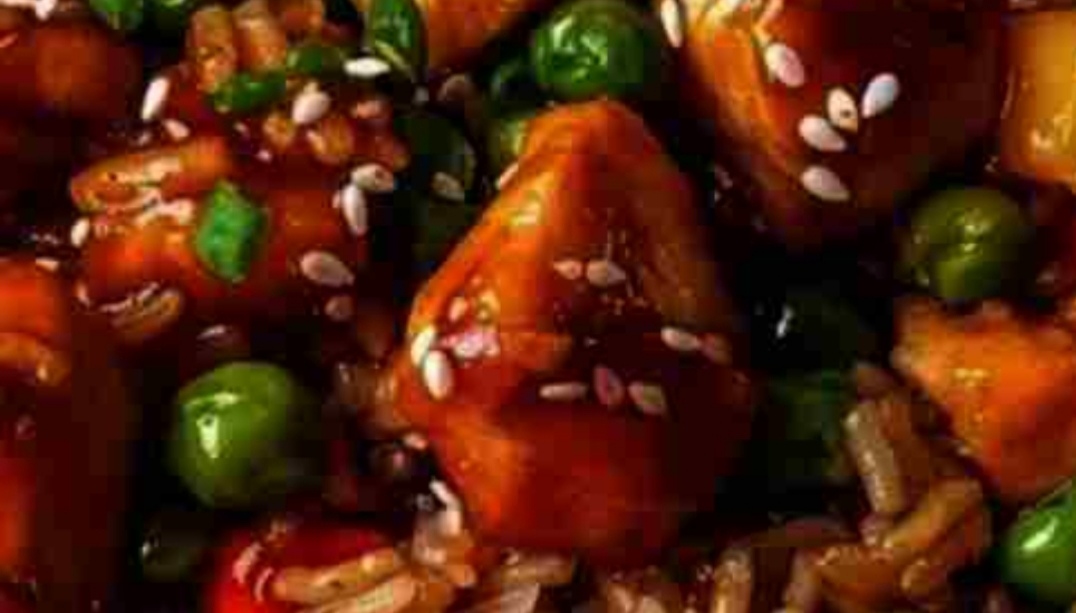 Sweet and Sour Chicken with Fried Rice